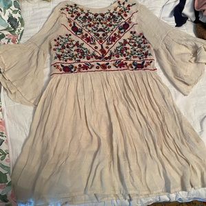 Umgee embroidered mini dress